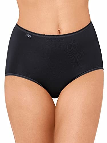 Sloggi Damen 24/7 Microfibre Maxi C3p Slip, Schwarz, 54 EU