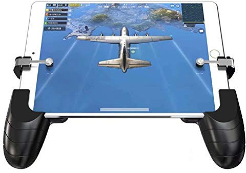 CSZH PUBG Mobile Contrôleur Manette Controller 2 en 1 poignée pour Manette PUBG L1R1 avec Joystick/déclencheur L1r1 Émission pour iPhone Android iOS Ipad