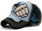 CHENNUO Vintage Basecap Distressed Cap Herren Baumwolle Baseballkappe Outdoor Sport Kappe (Schwarz)
