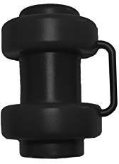 walexo Kappen für Innenliegendes Sicherheitsnetz Stangen Ø 25 mm oder Ø 28 mm (Ø 25 mm, 8 x Schwarz)