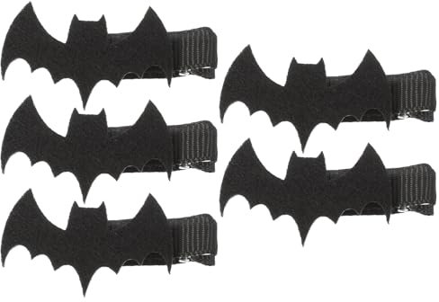 LURROSE 5pcs Halloween Haarspangen Fledermaus Ente Rechnung Clips Mädchen Haarschmuck