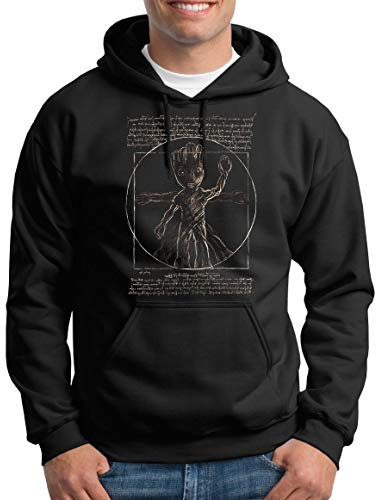 TShirt-People Da Groot Kapuzenpullover Herren XL Schwarz