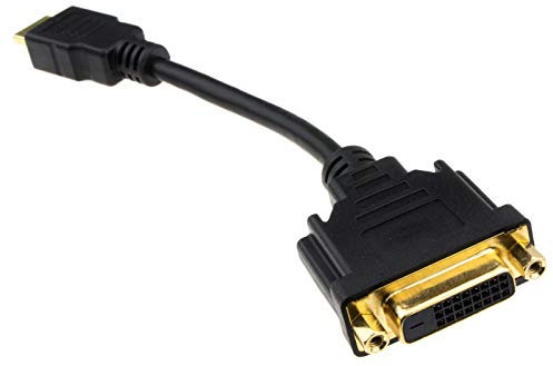 DVI-D 24+1 Femelle vers HDMI Digital Fiche Adaptateur Onvertisseur câble 15 cm Plaqués Or