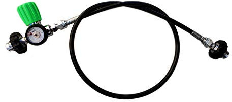 Lyre de Transfert avec manometre, connecteurs DIN200/300, 1 Metre