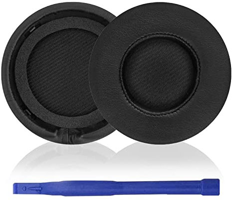 Aiivioll Mixr Ohrpolster Ersatz Ohrpolster Kompatibel mit Beats by Dr. DRE Mixr On-Ear Kopfhörer Ohrpolster Ohrpolster, Ohrmuscheln, Ohrpolster Protein PU-Leder-Ohrpolster Reparaturteile(schwarz)