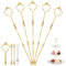 Cake Plate Stand Fittings,5 Pcs Cake Stand Fittings Kits,Cake Plate Display Holder,Cake Stand Rods,Wedding Party Cake Plate Fittings,Cake Plate Stand Handle Fittings,for Hotel Cake Decoration