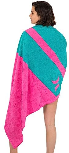 Hurley U Icon Slash Neon Towel Swimwear Cover Up Set, Rosa (Hyper Pink), Einheitsgröße