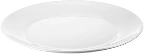 I-K-E-A OFTAST - Plate, White - 25 cm (10)