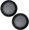 AERZETIX - C53552 - Juego de 2 Rejillas Malla Redes de protección para Altavoces/Caja de subwoofer - diámetro 140mm 4'' - Color Negro - para Coche vehículo