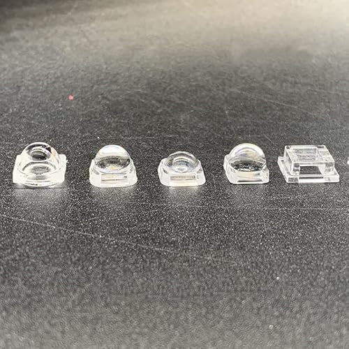 TOPXCDZ 5050 LED Objektiv Reflektor Kollimator Für 5050 SMD WS2812 APA102 WS2811 SK6812 10 30 60 90 120 140 Grad Konvexen optische Linse