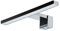 Kwazar Luminaire LED Spiegelleuchte 3in1 Badezimmer 5W 450LM 30cm Neutralweiß 4000K IP44 230V Wandleuchte Spiegellampe, Badezimmerschrank Spiegelleuchten Elena Silber