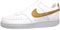 Nike Femme Court Vision Low Next Nature Sneaker, White Metallic Gold White, 36.5 EU