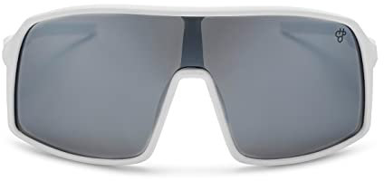 CHPO Unisex Erica Sunglasses, White, 60