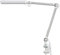 KHG LED-Klemmleuchte in weiß, Tischleuchte, dimmbar, 1-flammig, mit Touchpad, Farbtemperatur 3.000-6.500 K (Warmweiß, Neutralweiß, Tageslichtweiß), ideal für Wohnzimmer, Schlafzimmer und Büro