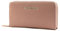 VALENTINO Cocoa Zip Around Wallet Cipria