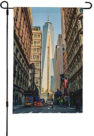 Streets of New York City Gartenflagge, doppelseitig, 30,5 x 45,7 cm, Hofflaggen für draußen, Willkommensgartenflaggen, saisonale Flaggen für Outdoor-Dekoration, Urlaub, Gartenflaggen für alle