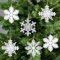 Weihnachtsbaum Schneeflocken Deko Weiß, 24 Stück Weihnachtsschmuck Weiß, Schneeflocken Zum Aufhängen, Christbaumschmuck Weiss, Schneesterne Deko,für Christbaumschmuck Weihnachtsanhänger
