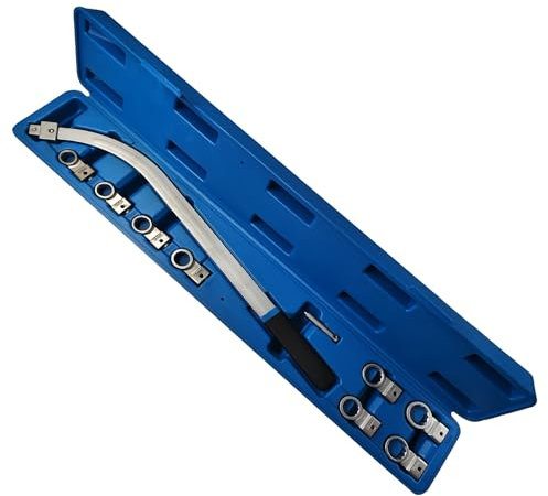 JEUCLEL, Universal-Hilfs-Zahnriemenschlüssel für Zahnriemen, Spannriemen, Spannrolle, Schraubenschlüssel-Set zum Spannen von Motor-Zahnriemen, Spannmuttern, Schraubenentferner, 10 Stük