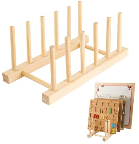 Puzzle Präsentationsständer aus Holz, Puzzle Display Ständer Puzzle Halter Holz Puzzle Regal Puzzle Aufbewahrungsregal Puzzle Rack Organizer für Kinder Erwachsene Puzzle Aufbewahrung