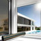 MARAPON® Spiegelfolie Fenster Sichtschutz [105x200 cm] Fensterfolie Sonnenschutz außen ohne Rückstände - Spiegelfolie Fenster Sichtschutz - Sonnenschutzfolie Fenster - Dachfenster verdunkeln