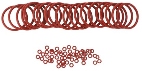Kaffeemaschinen-O-Ring, 120-teiliges O-Ring-Reparaturset, wasserdichte Silikon-Brühgruppendichtung für Jura-Kaffeemaschinen-Pads