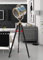 HOMYZ Industrial Tripod Floor Lamp Nautical Standing Light Spotlight for Living Room, Bedroom Floor Lamp for Halloween