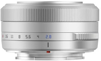 TTARTISAN 27mm F2.8 Obiettivo della fotocamera per Fuji X Mount Messa a fuoco automatica APS-C Metallo Leggero Portatile Obiettivo Supporto Occhi Tracking (argenteo)