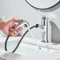 Wasserhahn Bad mit Ausziehbar Brause, Hevenaov Waschtischarmatur mit 2 Strahlarten Einhebelmischer Waschbecken Armaturen mit G3/8 Anschluss, Mischbatterie Armatur für Badezimmer, Chrom