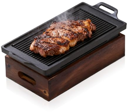Piccola griglia per barbecue, griglia a carbone da tavolo Griglia da campeggio giapponese Griglia per braciere all'aperto Griglia per barbecue antiaderente per viaggi in giardino