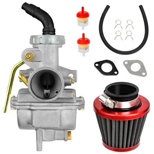 Kit de carburateur BenTsD compatible avec PZ20 Compatible avec TaoTao Coolster 125cc 110cc 50cc ATV Quad 4 roues pour enfants chinois Baja Sunl Vitacci Moteur 4 temps Pièces de kart