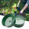 Lecreatekit Gartensieb 2er Set zum Sieben von Erde, Sand und für Kies mit 6mm Maschenweite
