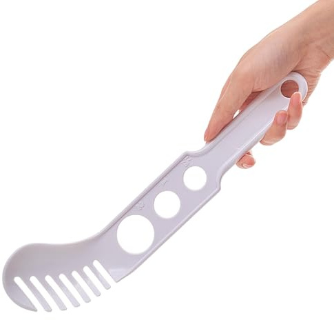Righello dosatore per spaghetti, strumento per il controllo delle porzioni, strumento per cucinare | Misuratore per spaghetti addominali a 3 fori, utensile da cucina multifunzionale per ristoranti