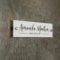Wall Sign Name Plate Personalized Office Door Panel Wiht Job Title Executive CEO Sign Business Decor Acrylic Custom Name Sign Birthday or Promotion Gift (30cmx9cm,White)