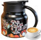 Teteras de flores | aislada de 800 ml – Dispensador de café, agua y bebidas aislado para cocina, salón