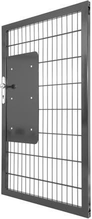 Durchgreifschutzblech aus Aluminium anthrazit, Einbruchschutz, Torzubehör (Anthrazit RAL7016)