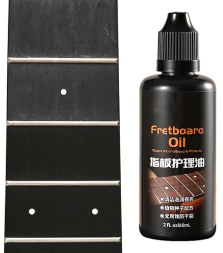 Guitar Care Lemon Oil, Griffbrettreiniger und Pflegekit für Gitarre | Polierzubehör für Fingerplatten und Gitarrenkörper