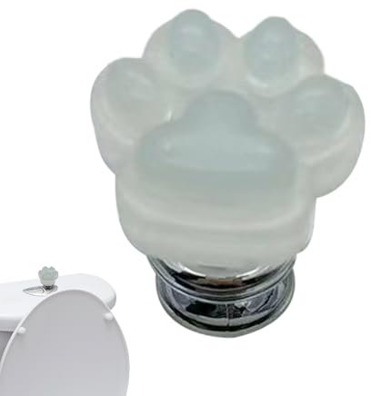 manhegari Niedlicher WC- Assistent | Glühender WC-Tank- Hilfe - Katzenkralle lange Nagelhilfe, Hilfswerkzeug für Badezimmer-Nagelschutz