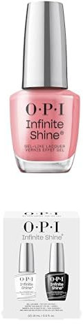 OPI Infinite Shine Long-wear Nail Polish, Gel-Like Nail Varnish with no UV lamp needed, 3-Step System for up to 11 days of vibrant colour, Base Coat & Nail Polish & Top Coat, At Strong Last, 3x 15ml