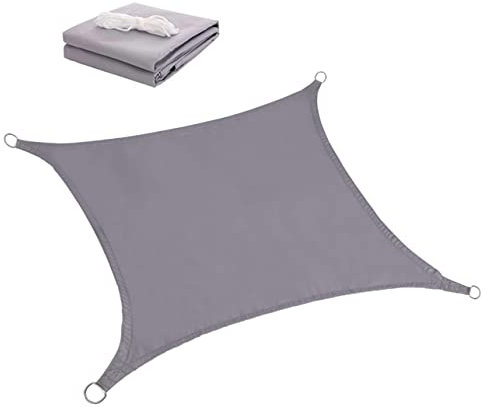 VICASKY 1 toldo cuadrado de poliéster UV para jardín, terraza y piscina, para exteriores y barbacoas