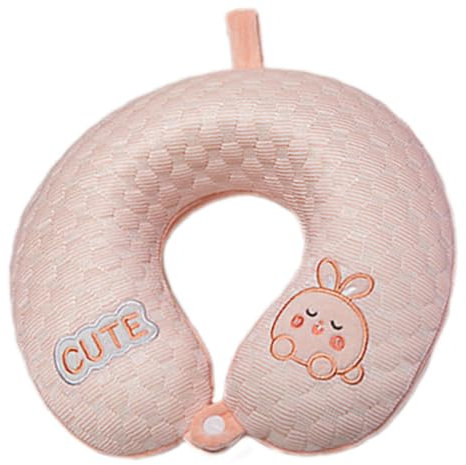 KACCDE Morbido cuscino cervicale di viaggio del cuscino del collo a forma di U dell'animale elastico per il lungo viaggio e il relax dell'ufficio con facile pulizia