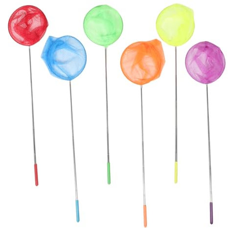 IMIKEYA 6 Stück Fangnetzspielzeug Teleskopnetz Ausziehbares Netz Einziehbares Netz