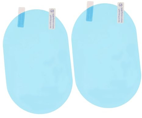 MOLUCKFU 1 Paar Wasserdichte Und Beschlagfreie Folie, Regendichte Spiegelfolie, Rückspiegelfolie, Regendichte Folie, Seitenspiegelfolie Fürs Auto, Auto Rückspiegelfolie