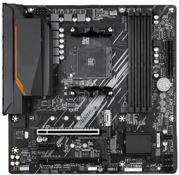 Placa Madre Fit For GIGABYTE B550M AORUS Elite Micro-ATX Socket AM4 for CPU Ryzen Serie 5000/4000/3000, DDR4 de Doble Canal, SATA3, M.2