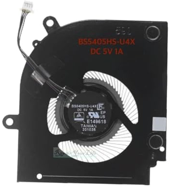 BS5405HS-U4W/U4X Laptop CPU GPU Cooling Fans，Compatible For MSI，Compatible For Stealth 15M-A11UEK MS-1562 A11SEK A11SDK Computer PC Fan Cooler Radiator(GPU FAN)
