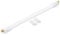 conecto CC50247 Premium Fensterdurchführung für SAT Kabel koaxial inkl. Klebepads (F-Kupplung auf F-Kupplung, vergoldet) weiß, 30 cm