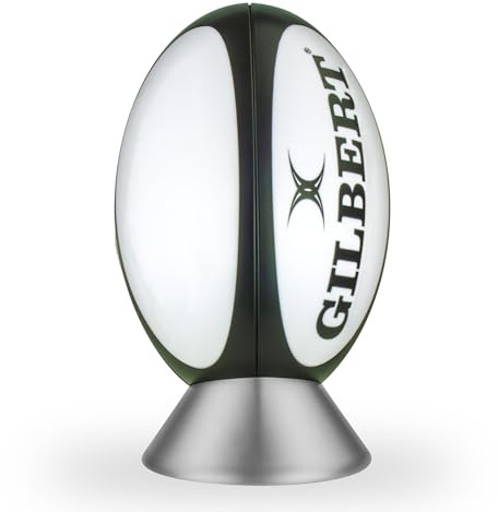 Original Rugby Ball Light von Globall - Größe 5 - Das perfekte Rugby Ball Nachtlicht - Rugby Weihnachten Ideen für Ehemann, Sohn, Enkel und mehr - Tolle Rugby Ball Schreibtischlampe