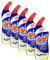 Bref Power WC-KraftGel 15x Effekt gegen Kalk und Urinstein, WC Reiniger für kraftvolle Reinigung, 5er Pack (5 x 750 ml)