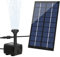 LEDGLE 1.8W Fontaine Solaire Extérieur, Pompe à Eau Solaire pour Fontaines avec Panneau Kit de Pompe Bassin Solaire pour Bain d'oiseaux, étang, Piscine, Gardin, Aquarium