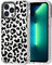 MOSNOVO für iPhone 13 Pro Hülle – Durchsichtige, schlanke, stoßfeste TPU+PC-Handyhülle, [6,6 Fuß Fallschutz/Anti-Abziehen] - Schwarzer Leoparden-Print