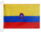 BANDERA NAUTICA PABELLÓN CIVIL COLOMBIA 45x30cm - Pabellón de conveniencia COLOMBIANA - PABELLÓN NACIONAL 30 x 45 cm anillos - AZ FLAG
